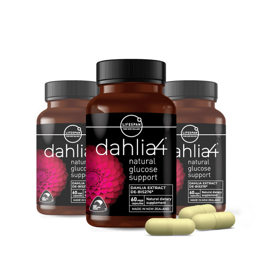 Dahlia4 - multibuy three 60-capsule packs of this revolutionary blood sugar support product natural way to control blood sugar levels and help assist weight